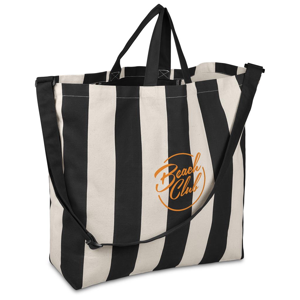 Okiyo Natsuri Recycled Cotton Canvas Large Beach Bag - Image 6