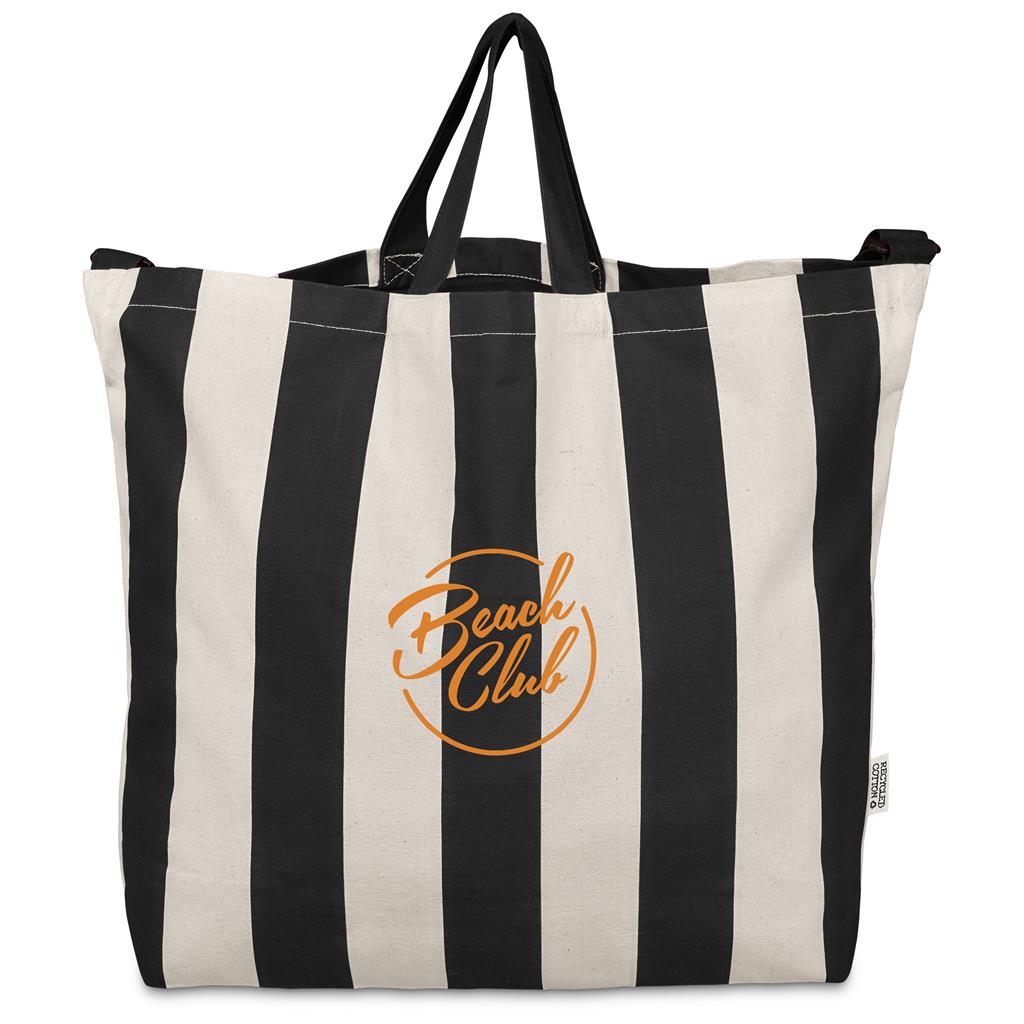 Okiyo Natsuri Recycled Cotton Canvas Large Beach Bag - Image 5