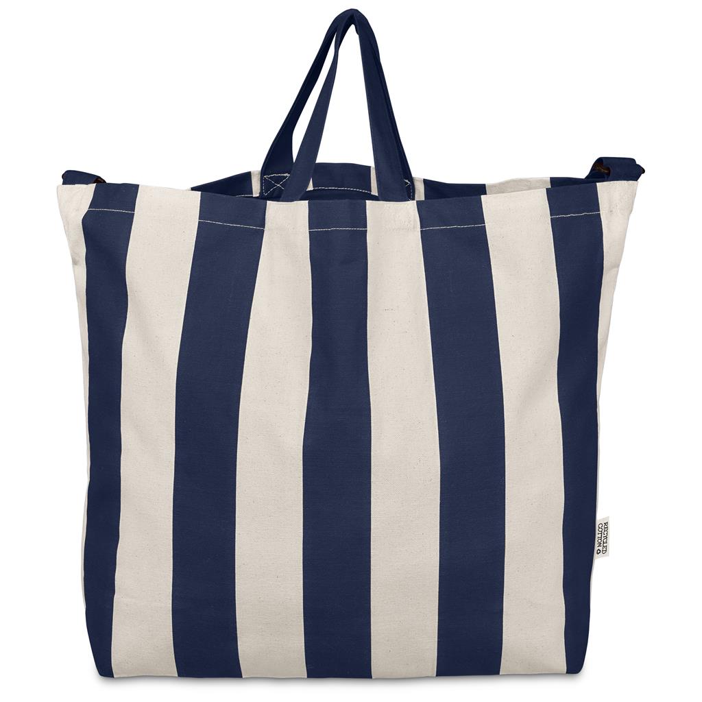 Okiyo Natsuri Recycled Cotton Canvas Large Beach Bag - Image 16