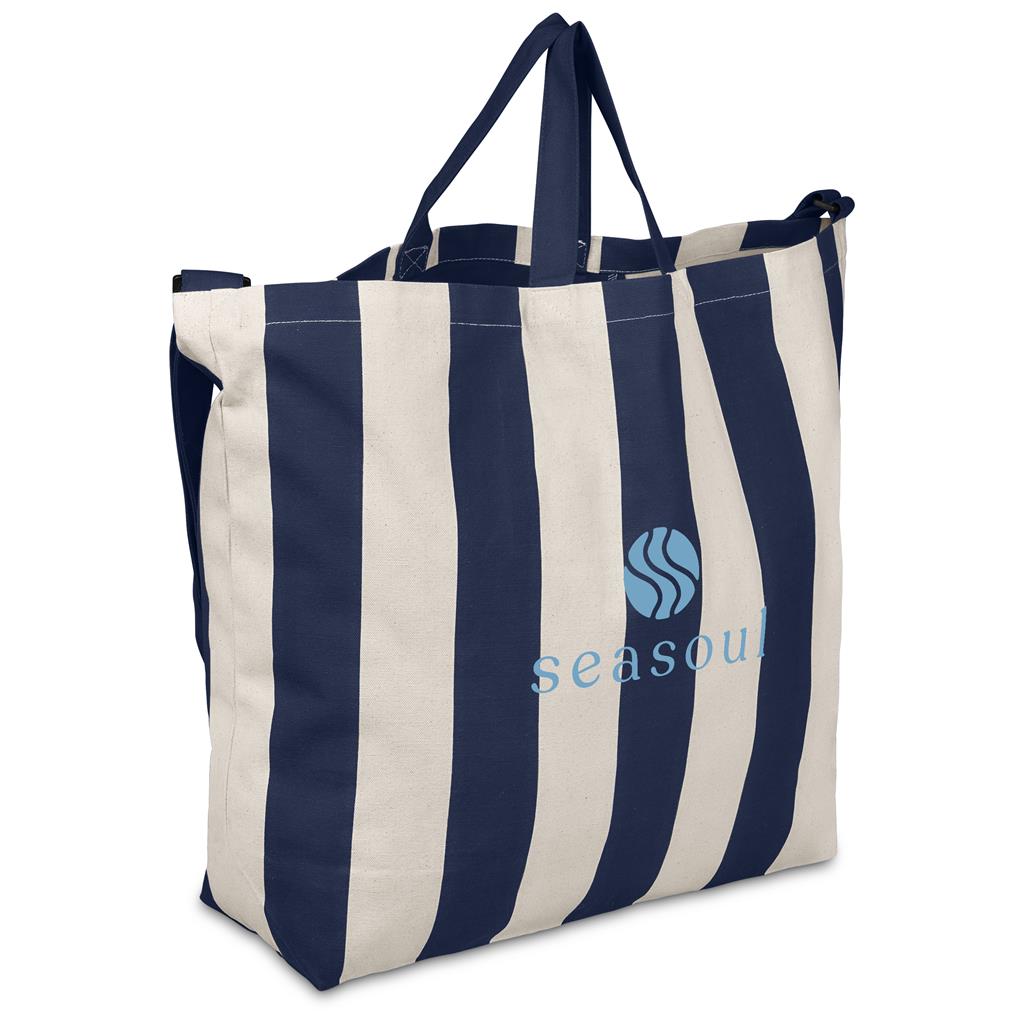 Okiyo Natsuri Recycled Cotton Canvas Large Beach Bag - Image 18