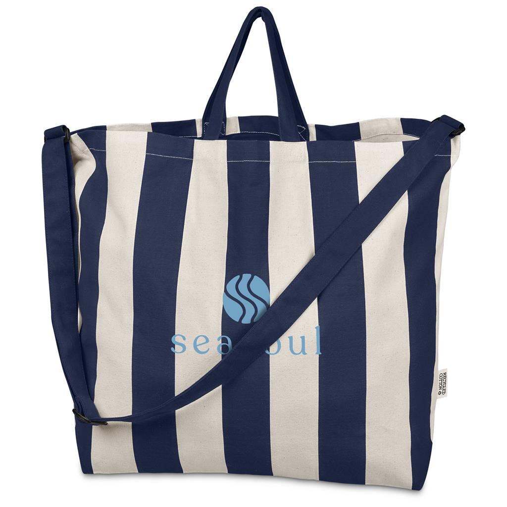 Okiyo Natsuri Recycled Cotton Canvas Large Beach Bag - Image 13