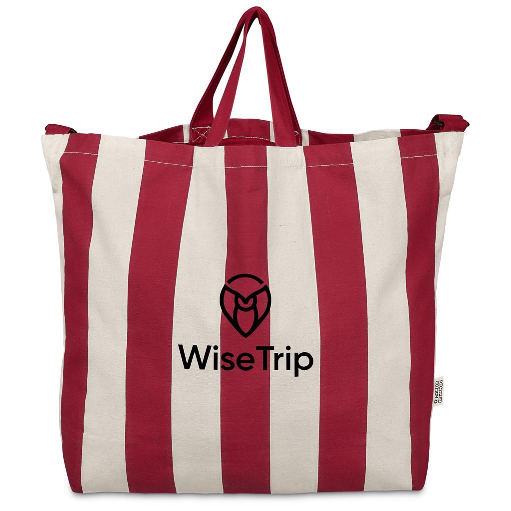 Okiyo Natsuri Recycled Cotton Canvas Large Beach Bag - Image 22
