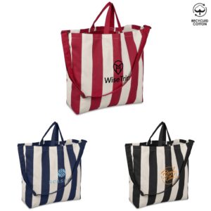 Okiyo Natsuri Recycled Cotton Canvas Large Beach Bag