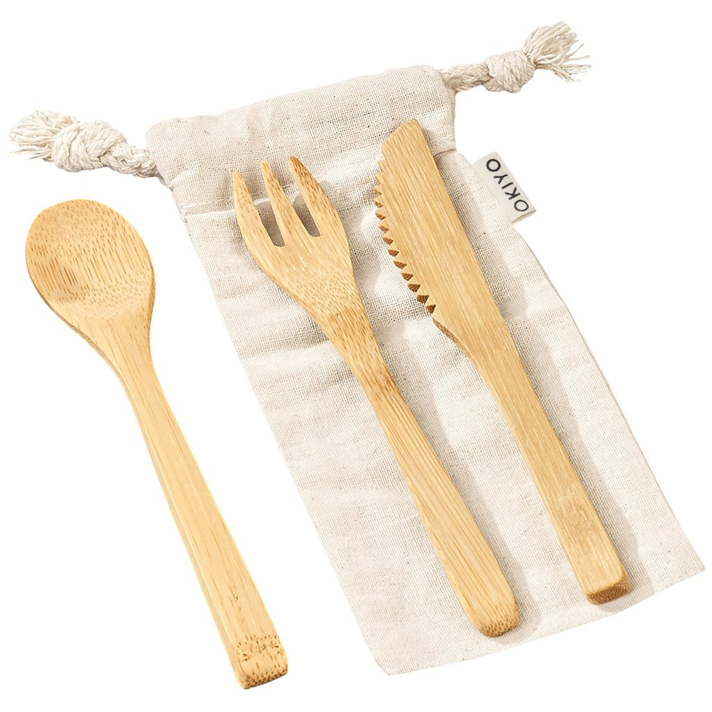 Okiyo Nakama Bamboo Cutlery Set - Image 6